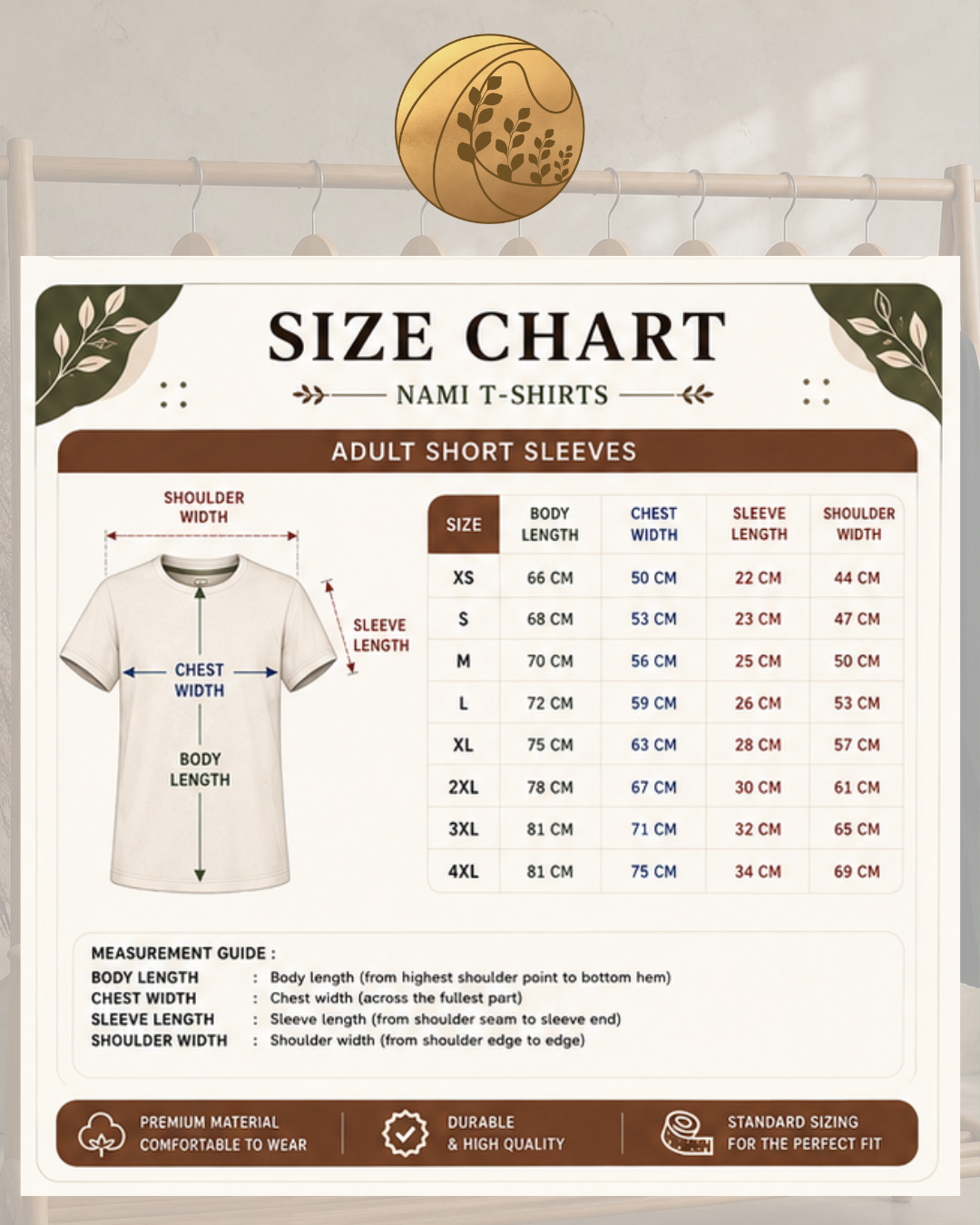 BASIC Adult Short Sleeves