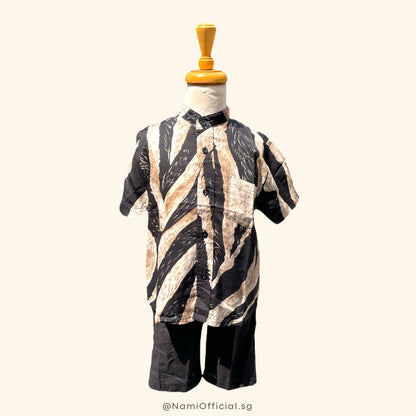 Isa Set for Boys (Mandarin Collar)