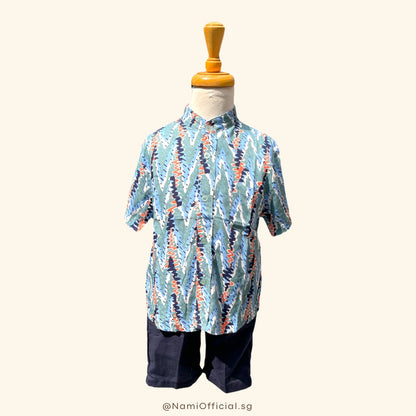 Isa Set for Boys (Mandarin Collar)