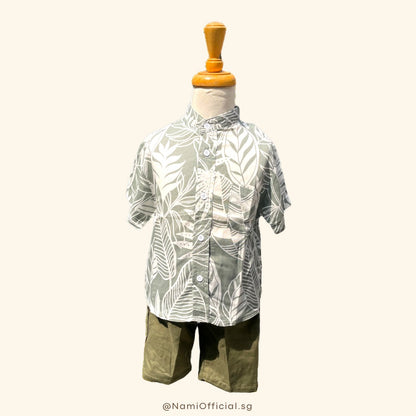 Isa Set for Boys (Mandarin Collar)