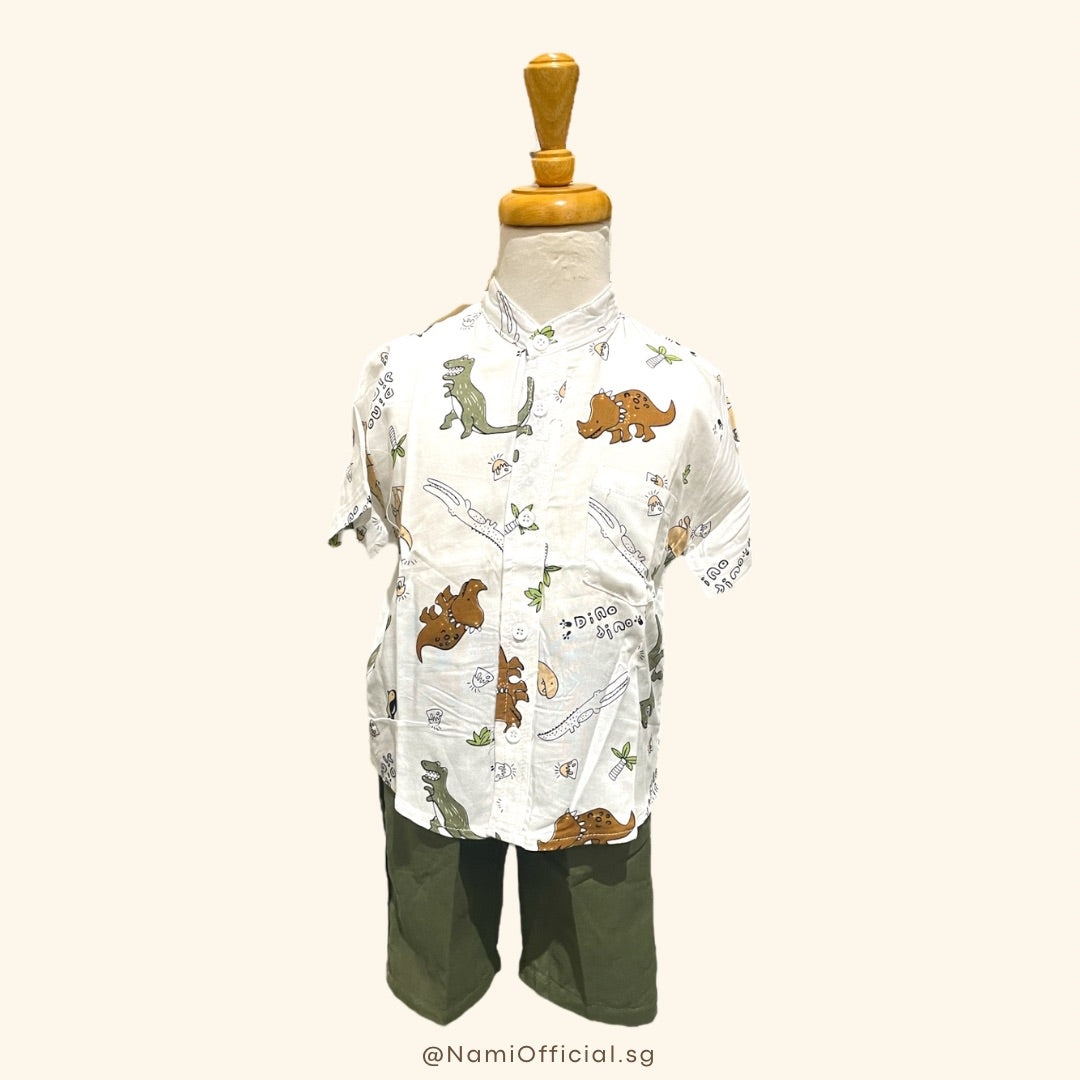 Isa Set for Boys (Mandarin Collar)