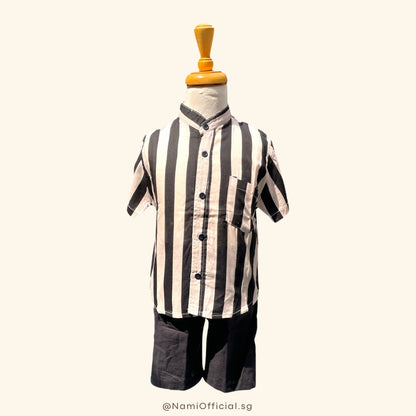 Isa Set for Boys (Mandarin Collar)