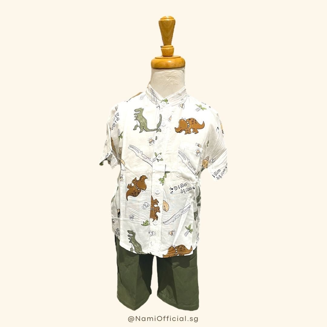Isa Set for Boys (Mandarin Collar)