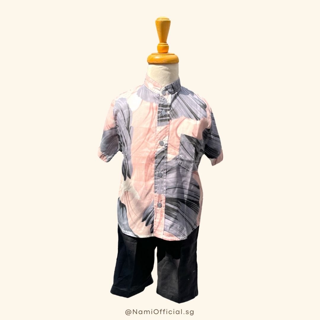 Isa Set for Boys (Mandarin Collar)