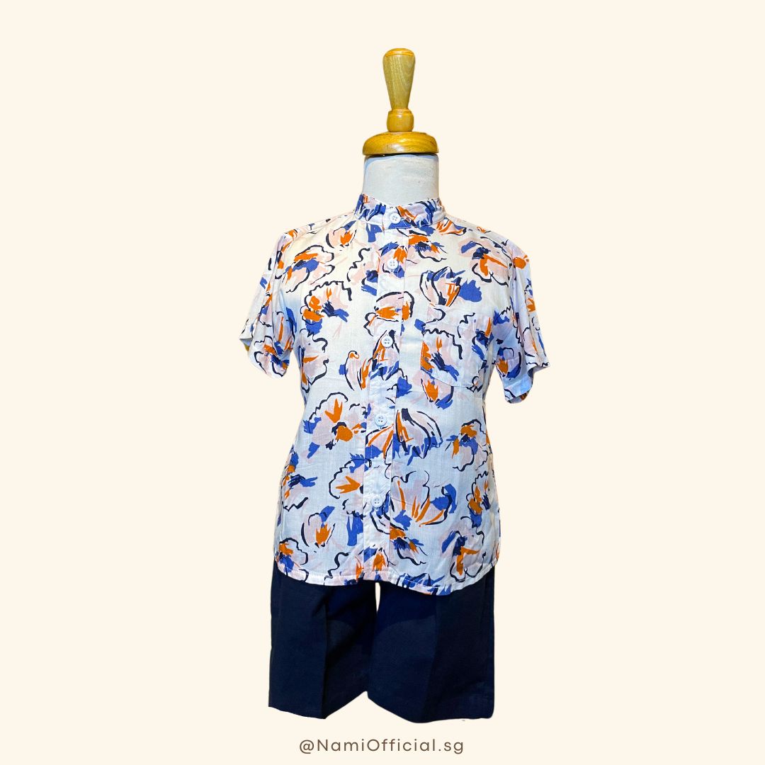 Isa Set for Boys (Mandarin Collar)