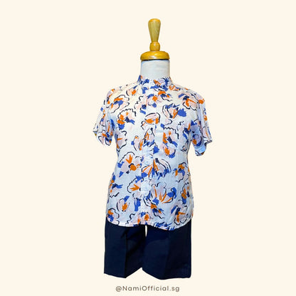 Isa Set for Boys (Mandarin Collar)