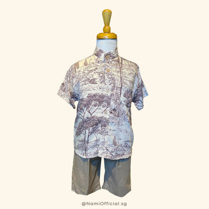 Isa Set for Boys (Mandarin Collar)